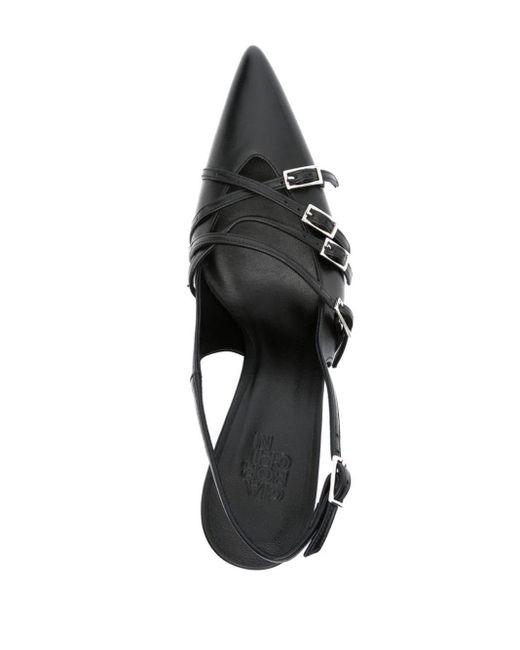Zapatos Phoebe con tacón de 85 mm Gia Borghini de color Black
