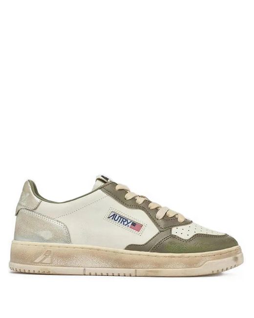 Autry Green Medalist Super Vintage Sneakers for men