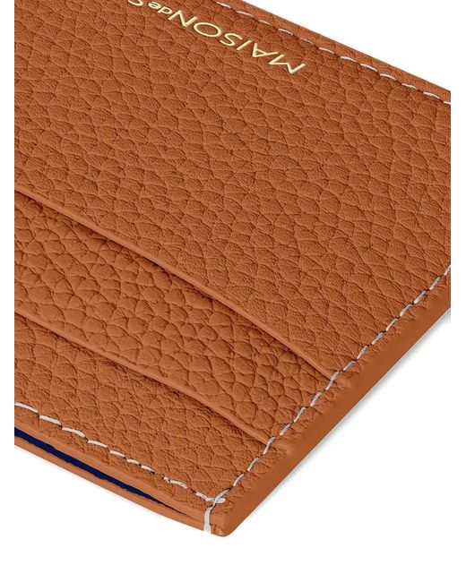 Maison De Sabre Brown Leather Card Holder