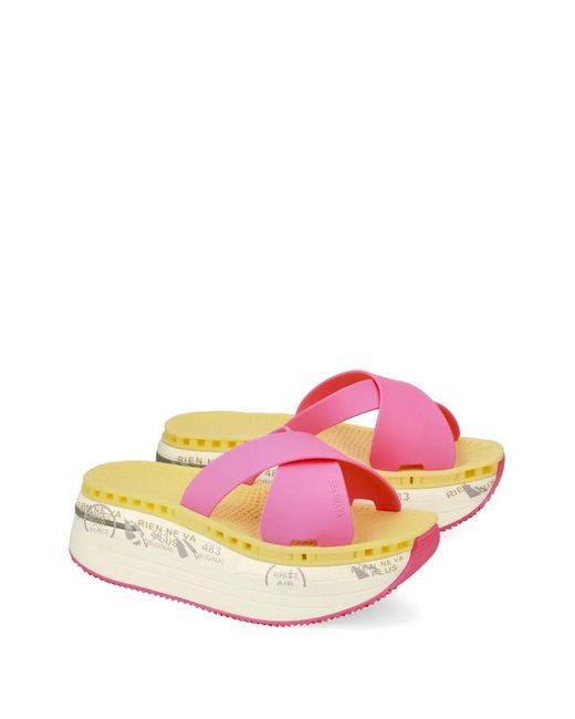 Premiata Pink Moura Slides