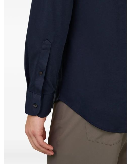 Boggi Blue New York Collar Polo Shirt for men