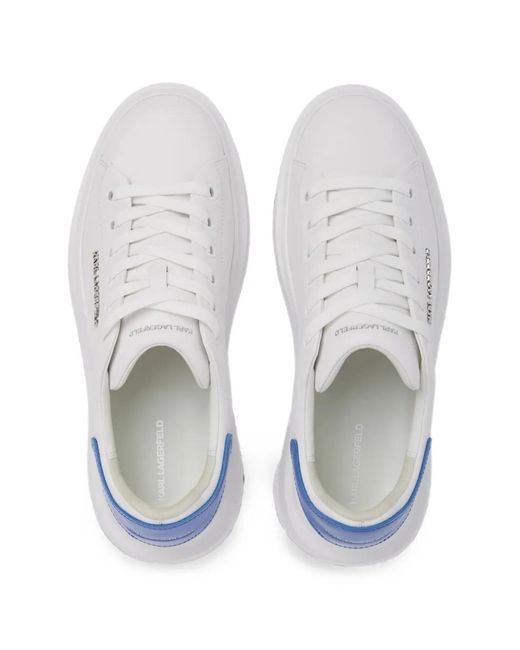 Karl Lagerfeld White Baskets Kore En Cuir