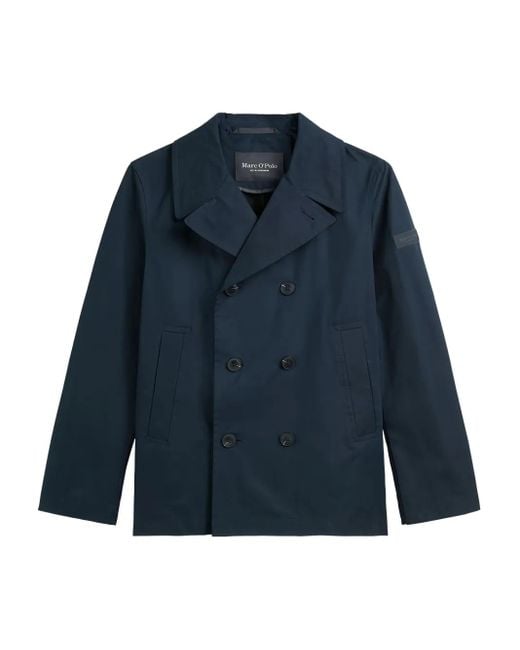 Marc O' Polo Blue Double-Breasted Jacket for men