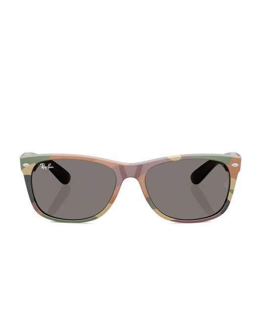 Ray-Ban ニュー ウェリントン カモフラージュ サングラス Gray