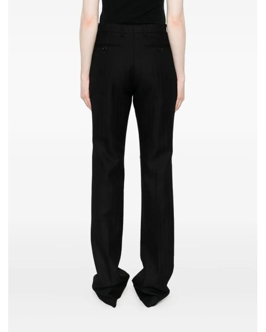 Tom Ford Wollen Broek in het Black