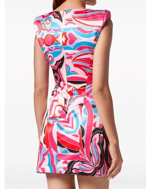 Philipp Plein Red Mini Dress