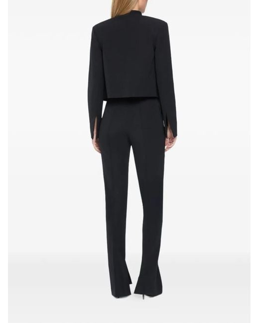 Genny Black Split Trousers