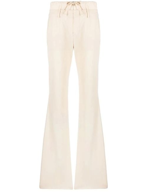 Sportmax Lungo ハイウエスト パンツ Natural