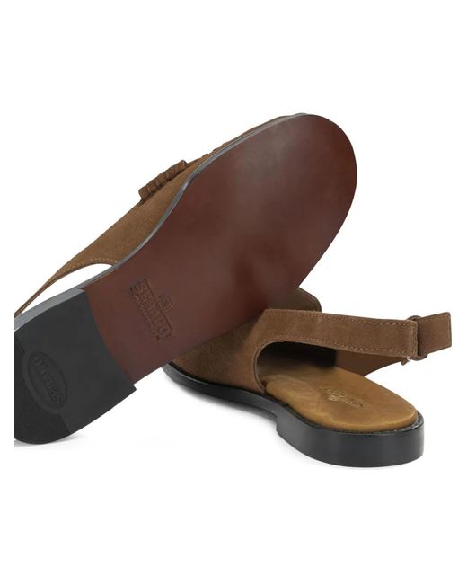 Sebago Brown Dan Slingback Sandals