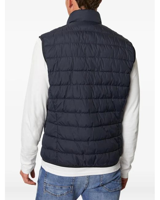 Marc O' Polo Blue Padded Gilet for men
