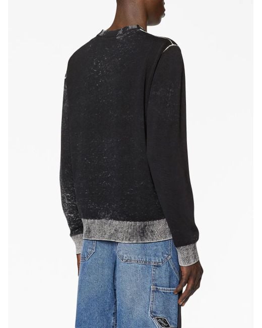 Pull K-Lawrence-B Imprimé DIESEL pour homme en coloris Blue