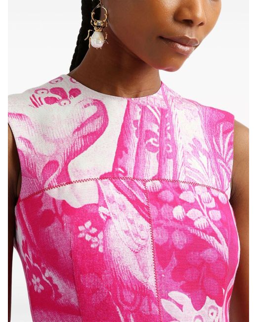 Erdem Tapestry ドレス Pink