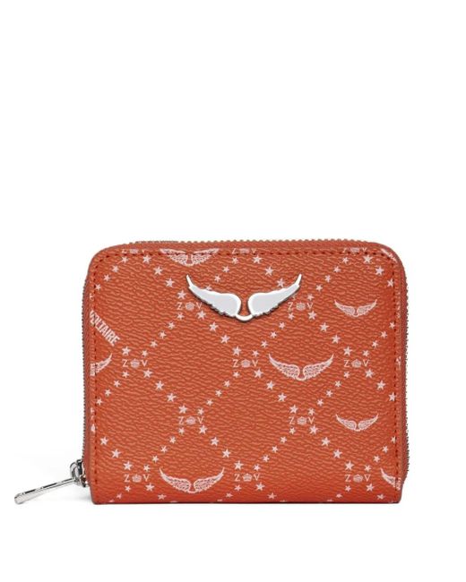 Zadig & Voltaire モノグラム 財布 Orange