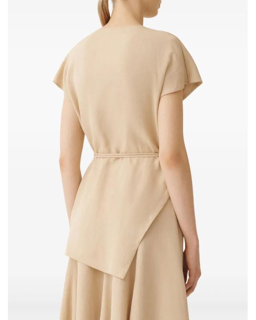 Fabiana Filippi ラップブラウス Natural