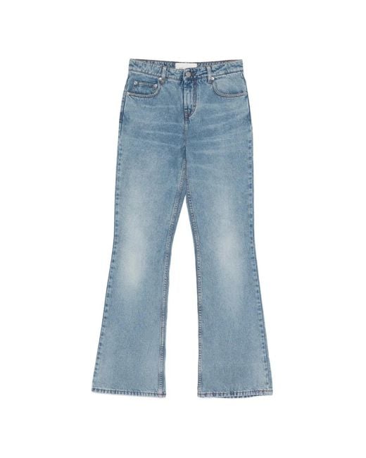 AMI Blue Flared Trousers