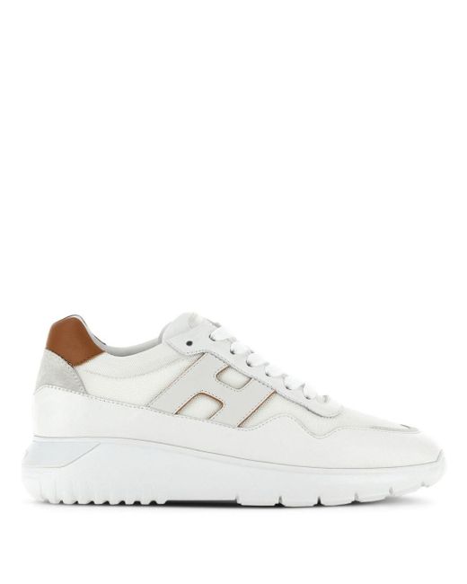 Hogan White Interactive 3 Lace-up Sneakers for men