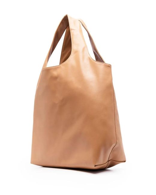 Borsa Tote Con Stampa di A.P.C. in Brown