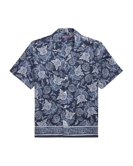 Camicia Con Stampa Paisley di Ralph Lauren in Blue da Uomo