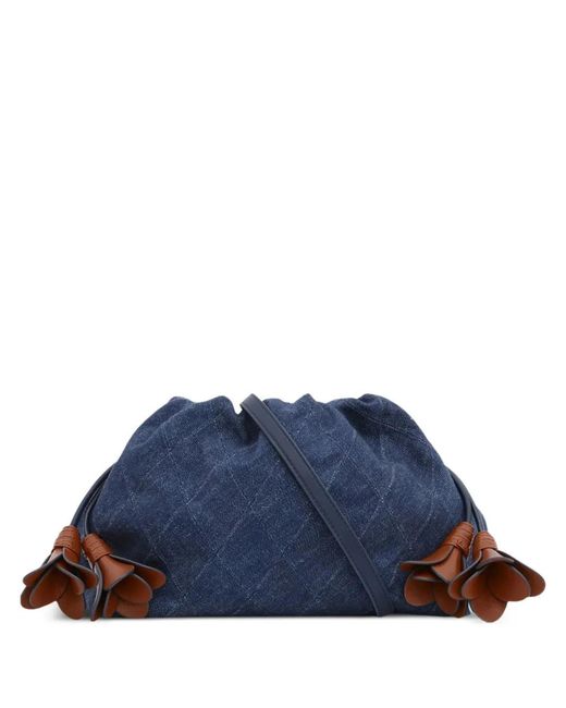 Zimmermann Blue Medium Cloud 91 Quilted Clutch Bag