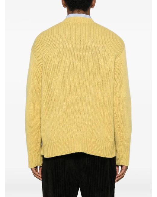 LeKasha Yellow Ribbed Sweater