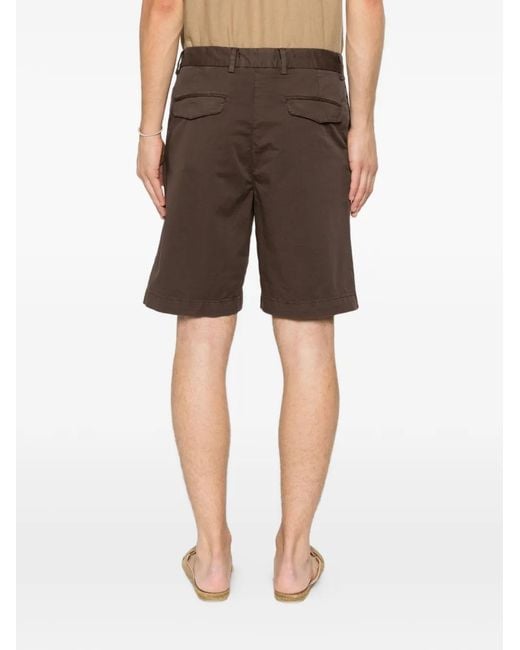 Myths Brown Mid-Length Shorts for men