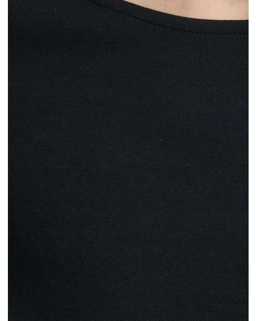 Marc O' Polo Black Long-Sleeve Crew-Neck Mini Dress