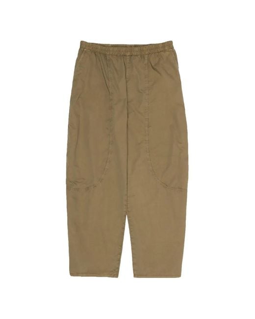 Bimba Y Lola Green Elasticated-Waist Trousers
