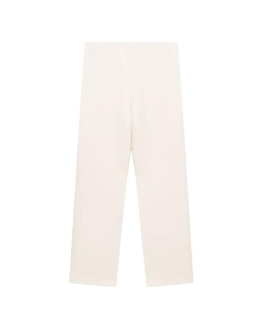 A Bathing Ape White Apee Logo Elasticated Trousers