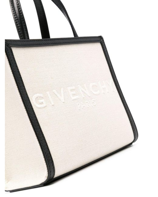 Givenchy Natural G Tote Canvas Mini Bag