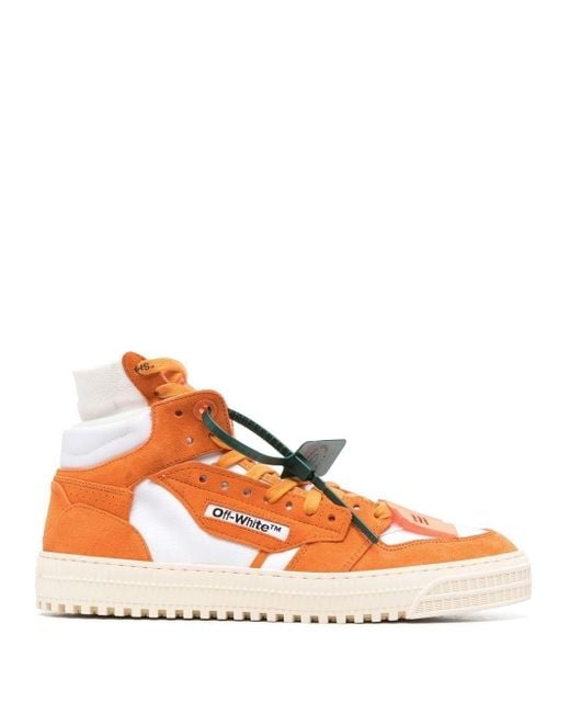 Off-White c/o Virgil Abloh 3.0 Off-Court High-Top-Sneakers in Orange für Herren
