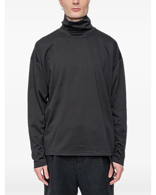 The Viridi-anne Gray Turtleneck Sweatshirt for men