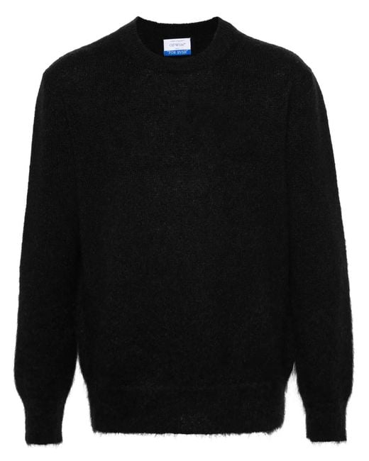 Off-White c/o Virgil Abloh Black Wool Blend Sweater for men