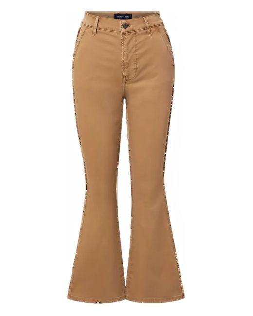 Jean Évasé À Taille Haute Veronica Beard en coloris Natural