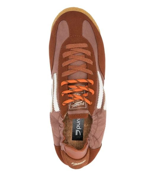 PURAAI Brown 6.02 Panther Sneakers