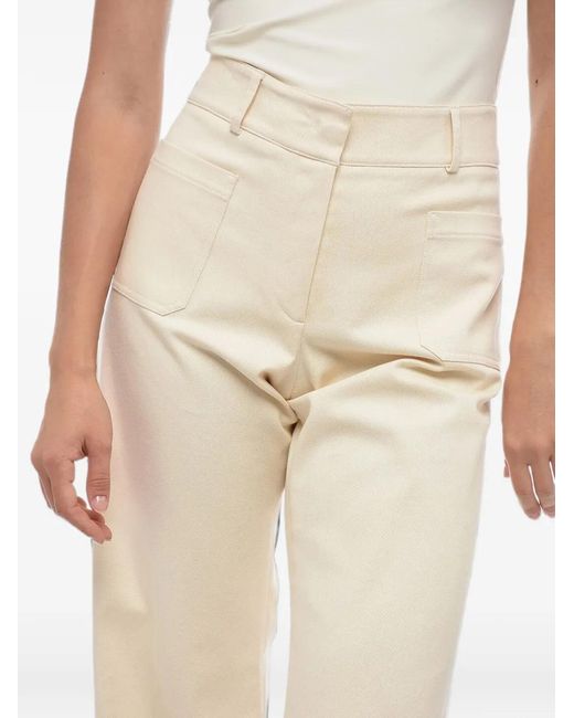 Ql2 Natural Patch-Pocket Trousers