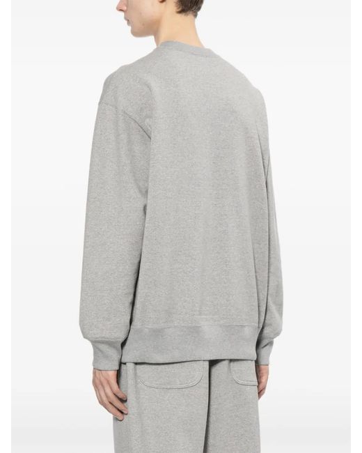 Comme des Garçons White Logo-Print Sweatshirt for men