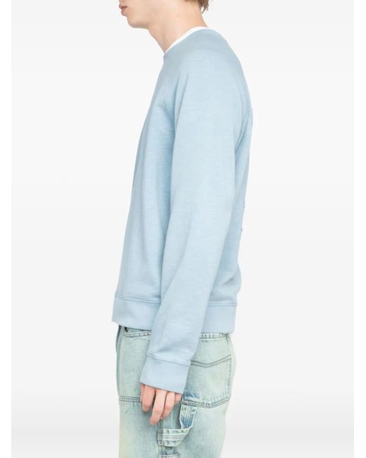 Zadig & Voltaire Uppy Mo Skull Xo Sweater in het Blue voor heren