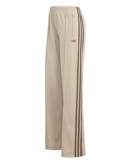 Adidas Natural Stripe Loose Track Pants