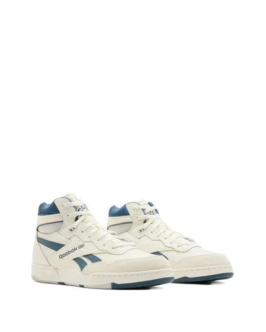 Reebok White Bb4000 Sneakers for men