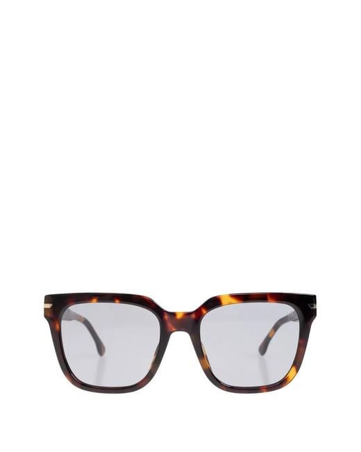 Victoria Beckham Black Square-Frame Sunglasses
