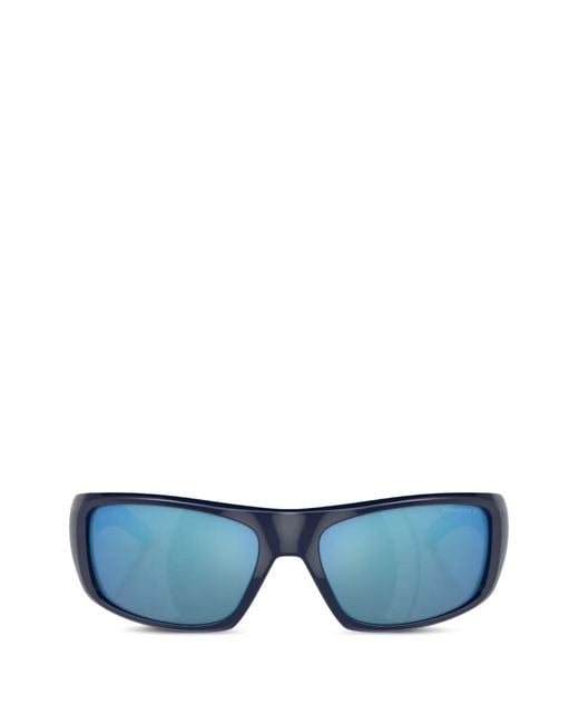 Arnette Blue Hot Shot Rectangle-Frame Sunglasses for men