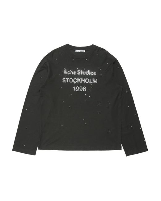 Acne Acne Studios 1996 ロンT長袖 ブラックM Studios – ウィメンズ
