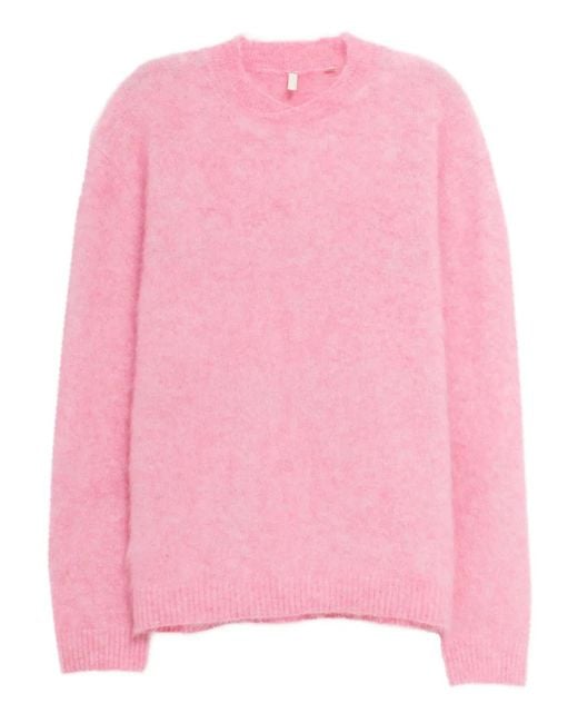 sunflower Pink Crew-Neck Sweater for men
