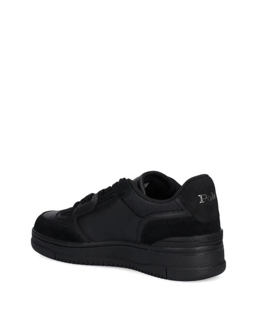 Polo Ralph Lauren Black Logo-Detail Sneakers for men