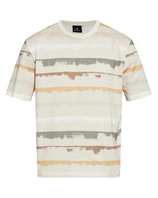 メンズ Paul Smith グラフィック Tシャツ Natural