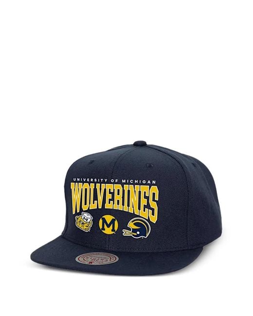 Mitchell & Ness Blue Ncaa Champ Stack Baseball Cap for men