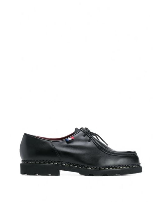 Paraboot Black Michael Bbr Lace-Up Derby Shoes for men