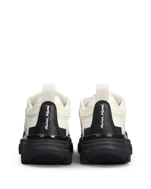 Maison Kitsuné Black Sora Sneakers for men