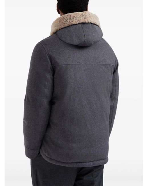 Brunello Cucinelli Blue Luxury Puffer Jacket For for men