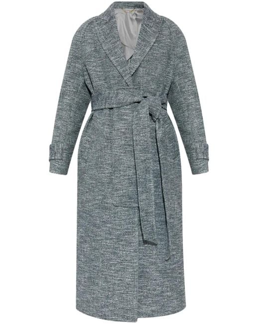 Cappotto Monopetto Con Maniche Raglan di Victoria Beckham in Gray